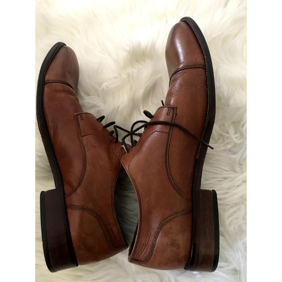 EUC - Cole Haan Men\'s Benton Cap Ox II #C24120 British Brown, Size 10.5M